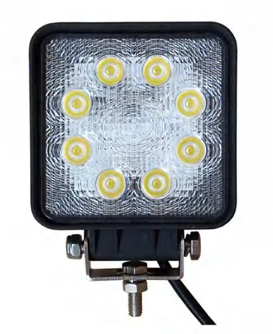 Square LED work lamp